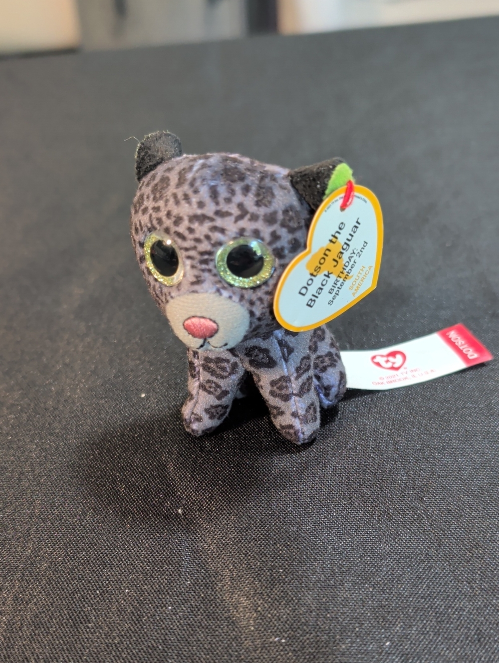 Ty Beanie Boos Dotty the Black Jaguar Plush Mini